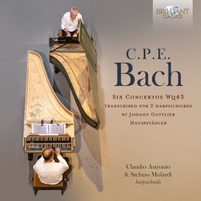 C. P. E Bach: Six Concertos Wq43 Transcribed For 2 Harpsichords album cover