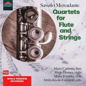 Mercadante - Quartets For Flute & Strings - Mario Carbotta album cover
