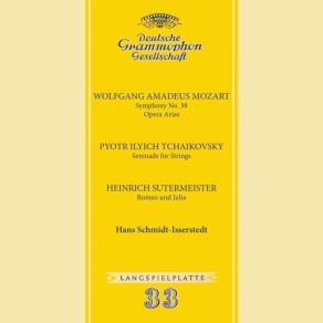 Mozart - Symphony No. 38, Tchaikovsky - Serenade For String Orchestra, Stutermeister - Romeo Und Julia - Hans Schmidt-Isserstedt album cover