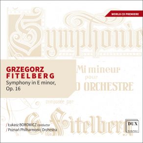 Grzegorz Fitelberg: Symphony In E Minor, Op. 16 album cover