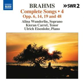 Alina Wunderlin - Brahms - Complete Songs, Vol. 4 album cover