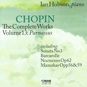 Chopin: The Complete Works, Vol. 13: Parnassus album cover