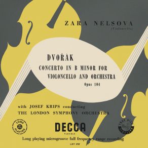 DVOŘÁK: Cello Concerto album cover
