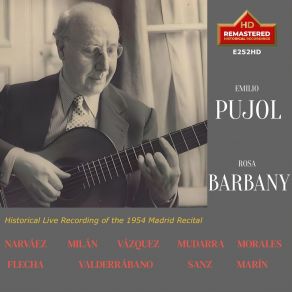 Emilio Pujol: Madrid Live Recital album cover
