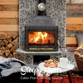 Sleepy Tones: Cabin Fire Crackling Sounds album cover
