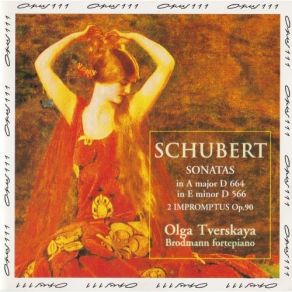 Schubert - Sonatas In A Major D. 566 & In E Minor D. 664; 2 Impromptus Op. 90 - Olga Tverskaya album cover