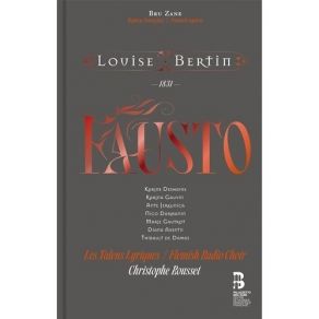 Louise Bertin - Fausto - Christophe Rousset album cover