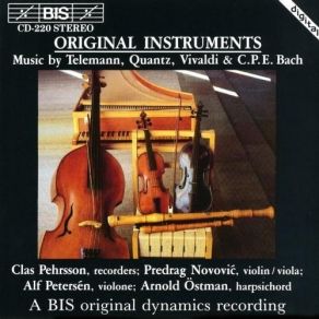 Telemann, Quantz, Vivaldi, C. P. E. Bach - Trio Sonatas - Clas Pehrsson album cover