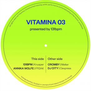 Vitamina 03 Presented By 131bpm album cover