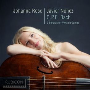Johanna Rose - C. P. E. Bach - 3 Sonatas For Viola Da Gamba album cover