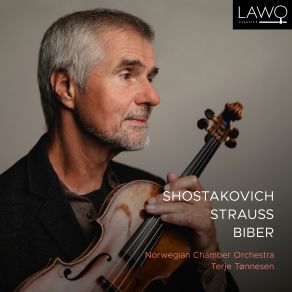 Shostakovich, Strauss, Biber album cover