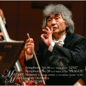 Mozart - Symphonies No. 36 & No. 38 - Mito Chamber Orchestra, Seiji Ozawa album cover