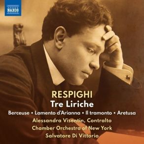 Respighi - Tre Liriche - Alessandra Visentin album cover