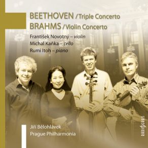 Beethoven: Tripple Concerto - Brahms: Violin Concerto (Live) album cover