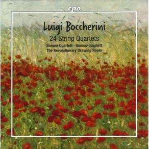 Boccherini - 24 String Quartets - Sonare Quartett, Nomos-Quartett, The Revolutionary Drawing Room album cover