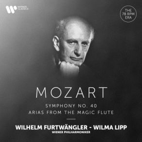 Mozart - Symphony No. 40, Arias From The Magic Flute - Wiener Philharmoniker, Wilhelm Furtwängler album cover