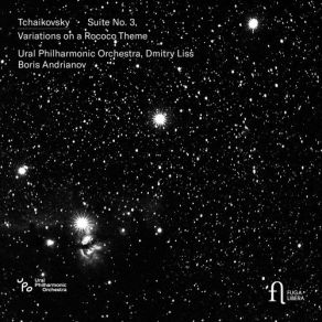 Tchaikovsky - Suite No. 3, Variations On A Rococo Theme - Boris Andrianov, Ural Philharmonic Orchestra, Dmitry Liss album cover