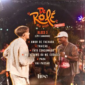 De Rolé, Bloco 3, Vol. 1 (Ao Vivo) album cover