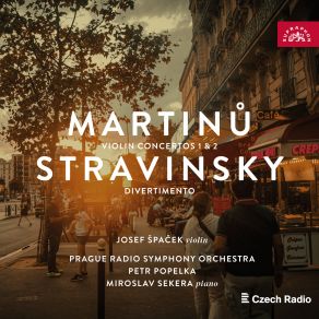 Martinů: Violin Concertos 1 & 2 - Stravinsky: Divertimento album cover