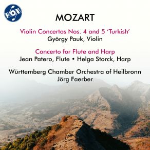 Mozart: Violin Concertos Nos. 4-5 & Concerto For Flute & Harp album cover