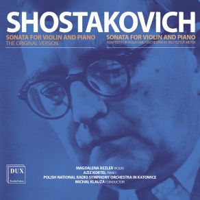 Shostakovich: Sonata For Violin And Piano, Op. 134, Sonata For Violin And Orchestra, Op. 86 album cover