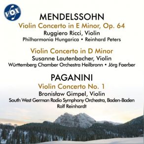 Mendelssohn: Violin Concertos - Paganini: Violin Concerto No. 1 album cover