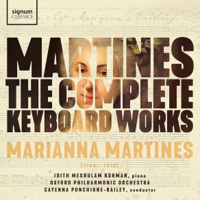 Martines: The Complete Keyboard Works album cover
