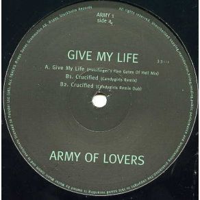 Give My Life (UK Vinyl 12'' Promo) album cover