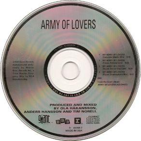 My Army Of Lovers (US CDS) album cover