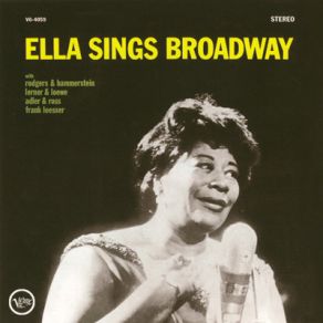 Ella Sings Broadway album cover