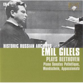 Beethoven - Piano Sonatas No. 8, 14 & 23 - Gilels album cover